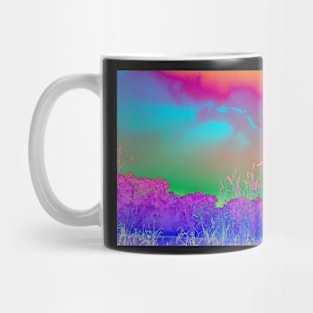 Bright rainbow landscape Mug